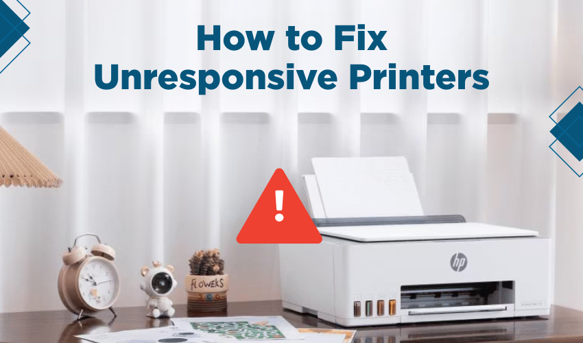 unresponsive printer fix, printer not working
