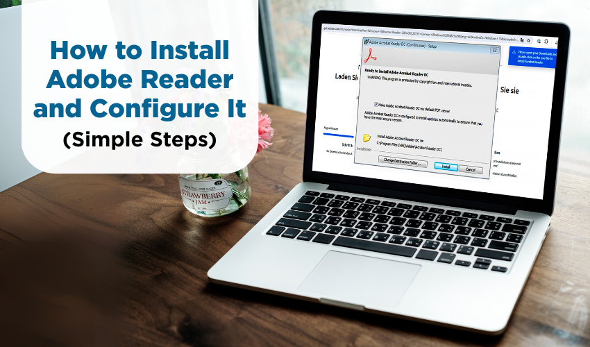install Adobe Reader, PDF reader setup