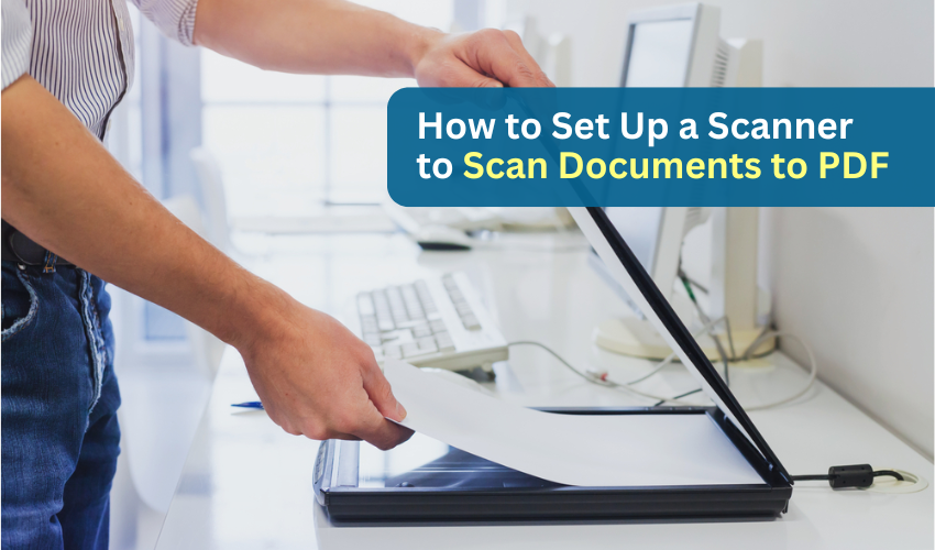 scanner setup PDF, scan documents