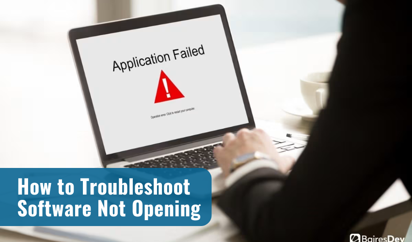 fix app won’t open Windows, troubleshoot software