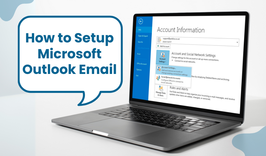 Outlook setup Windows, configure Outlook