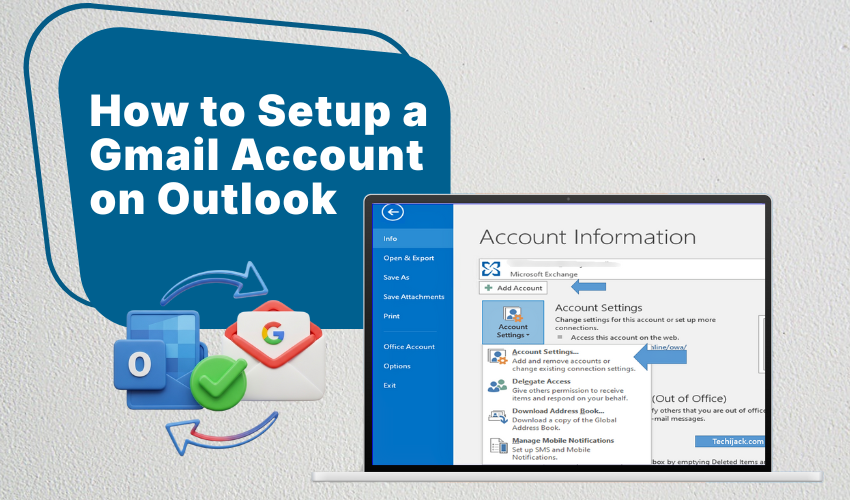 Gmail on Outlook, email configuration