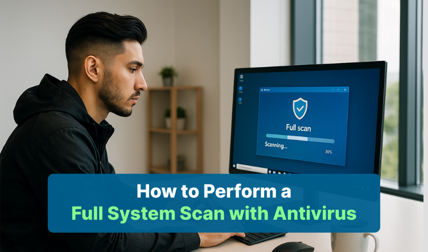 full system scan Windows, virus scan