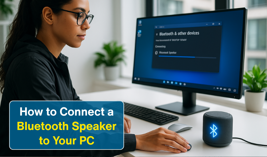 Bluetooth speaker setup, connect speaker Windows