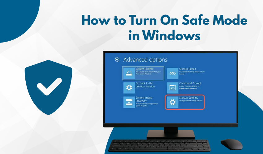 enter Safe Mode Windows, troubleshoot startup