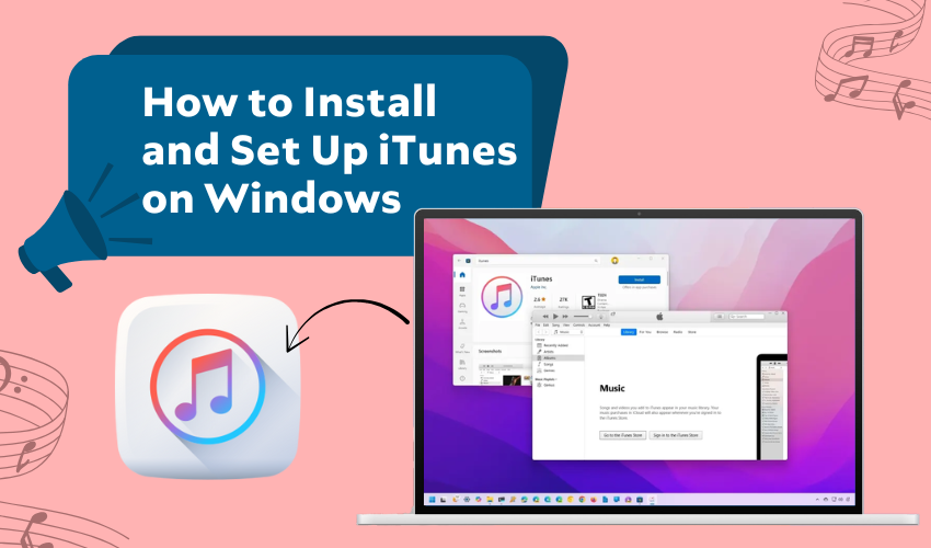 iTunes install Windows, manage iPhone PC
