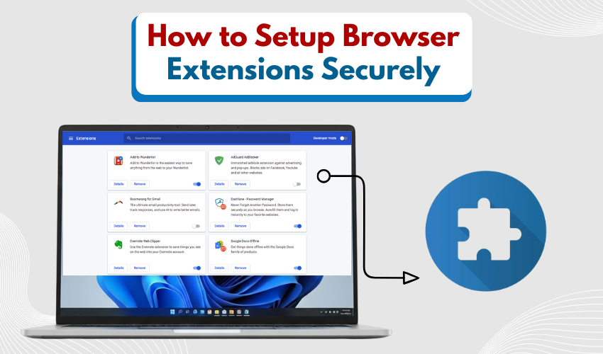 install Chrome extensions, secure plugin setup