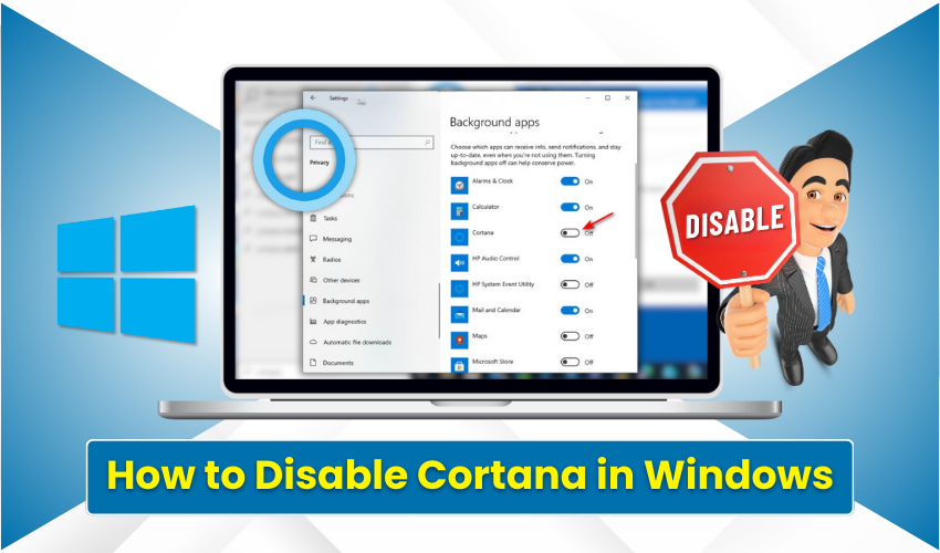 disable Cortana, turn off Cortana, Windows tips