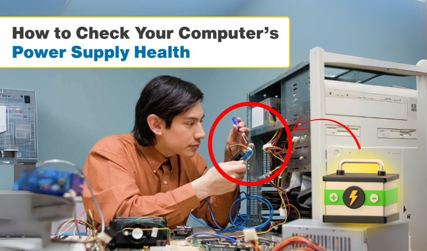 power supply check, PSU health, computer power issues