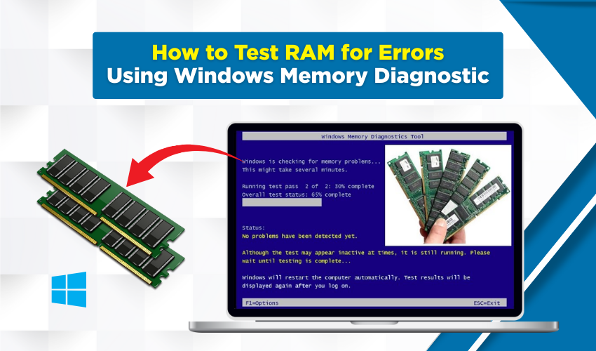 RAM test, memory diagnostic, check RAM issues