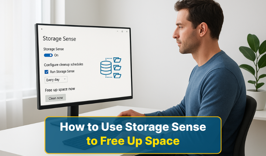 Storage Sense, disk cleanup, Windows storage