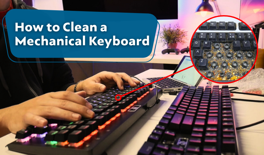 clean keyboard, mechanical keys, remove keyboard dust
