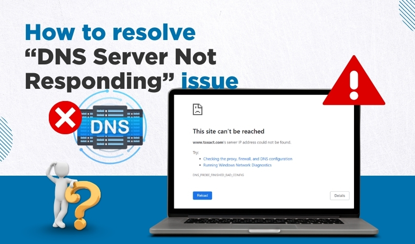 DNS server error, internet fix, Windows DNS